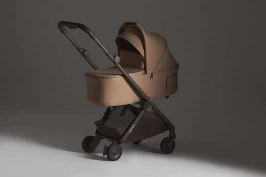 ANEX AIR-Q TRAVEL-BUNDLE 2-IN-1 SET MIT FALTBARER BABYWANNE - KARAMELL