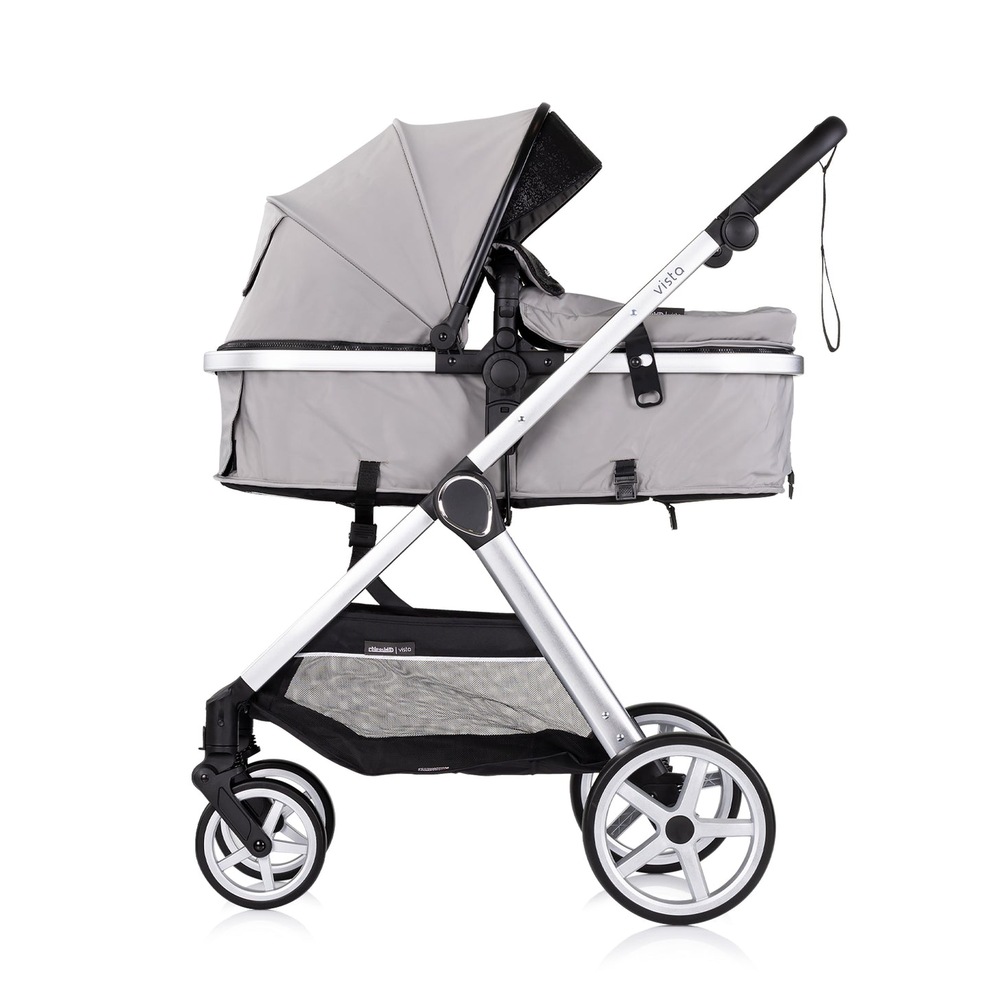 3-in-1 VERWANDELBARER KINDERWAGEN „VISTA“ CLOUDGREY