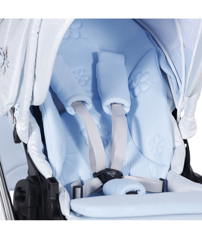 Junama Diamond Le Fleur Kombi-Kinderwagen - Blue