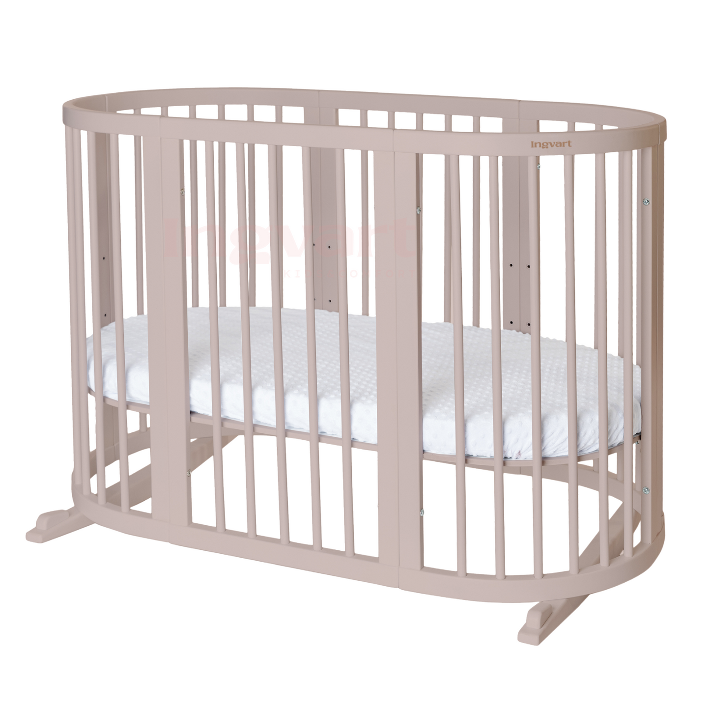 SMART BED 9-in-1-Babybett, umbaubar, Farbe Lavendel