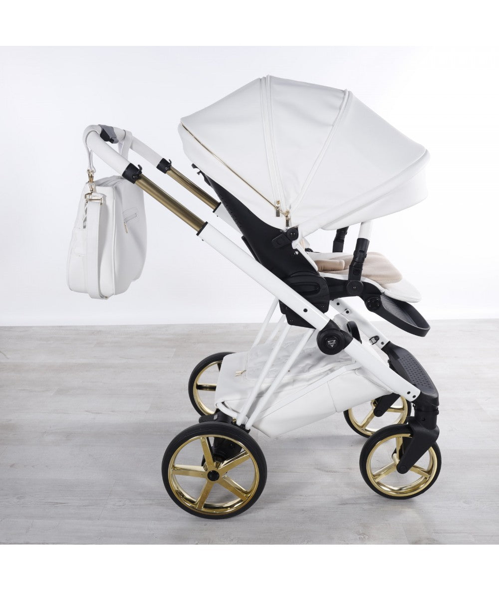 Junama Diamond Cubby Kombi-Kinderwagen - White