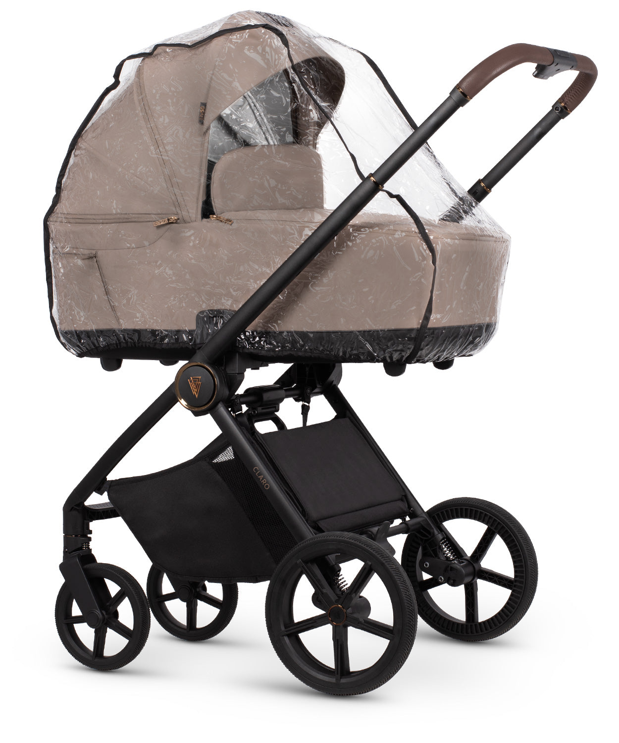VENICCI CLARO „ALMOND“ - 3-in-1 Kinderwagen + TIAGO AUTOSITZ