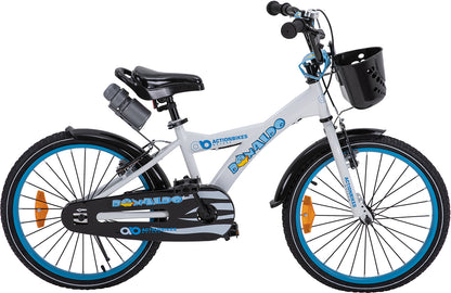 Kinderfahrrad Donaldo 20 Zoll, V-Brake-Bremsen, höhenverstellbar, Seitenständer, Korb