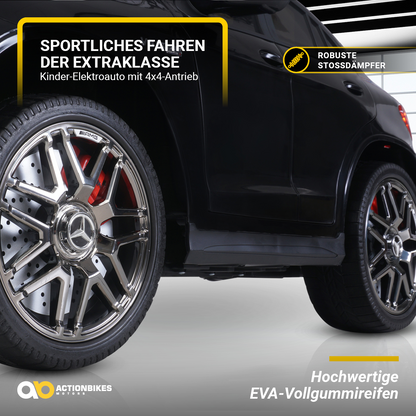 Kinder-Elektroauto Mercedes AMG GLC 63S Coupé, 4x4-Antrieb, Fernbedienung, 140 Watt, LED, EVA-Reifen
