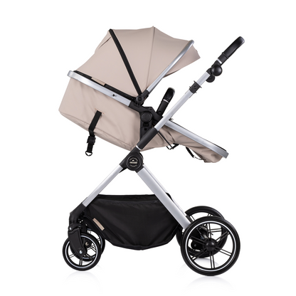 3-in-1 BABY-TRANSFORMATIONSKINDERWAGEN "PEARL" - LATTE