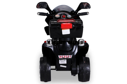 Kindermotorrad C051, Kinder-Elektro-Motorrad mit 12-Watt-Motor, LED-Scheinwerfer, 2-Gang-Getriebe