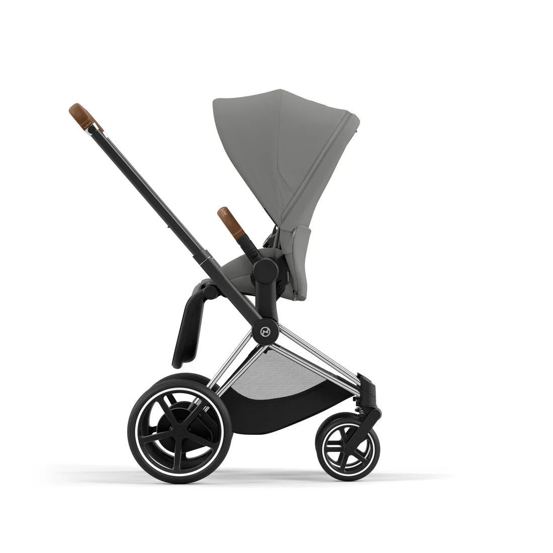 CYBEX e-PRIAM Set Gestell in Chrome Brown - Mirage Grey