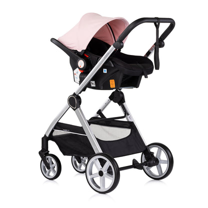3-in-1 VERWANDELBARER KINDERWAGEN „VISTA“ MARSHMALLOWPINK