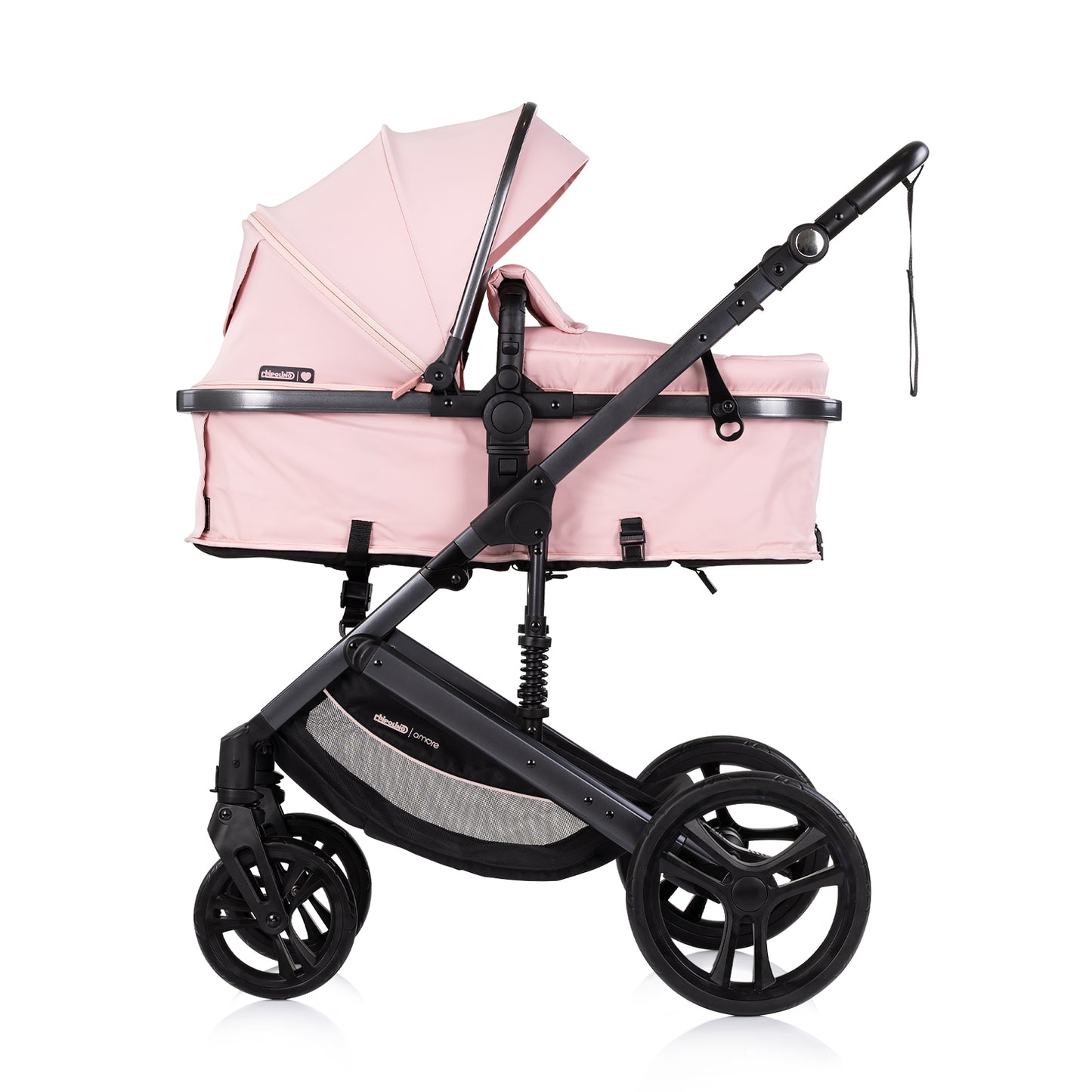 3-in-1 VERWANDELBARER KINDERWAGEN „AMORE“ PUDERROSA