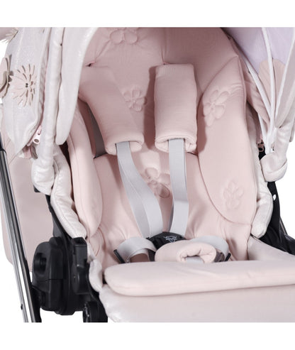 Junama Diamond Le Fleur Kombi-Kinderwagen - Pink