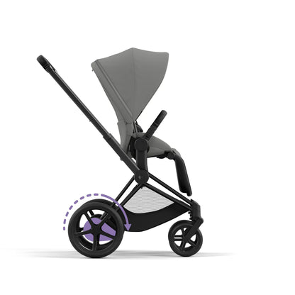 CYBEX e-PRIAM Set Gestell in Matt Black - Mirage Grey