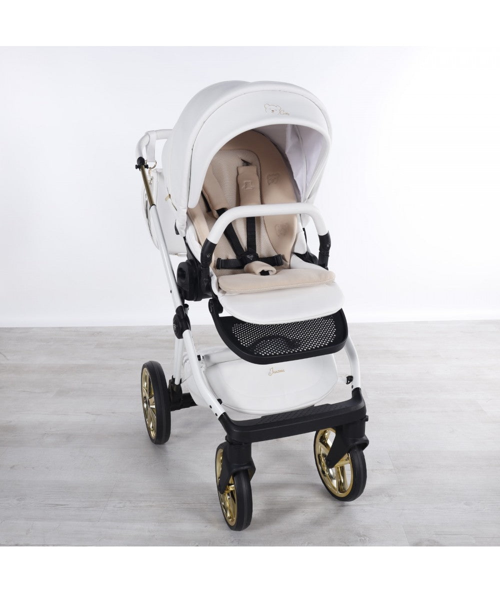Junama Diamond Cubby Kombi-Kinderwagen - White