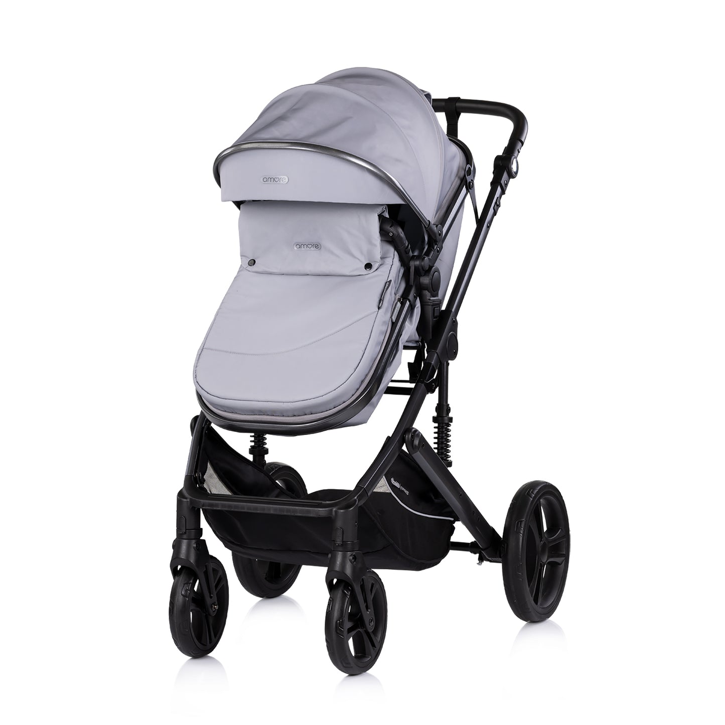 3-in-1 VERWANDELBARER KINDERWAGEN „AMORE“ PLATINUM