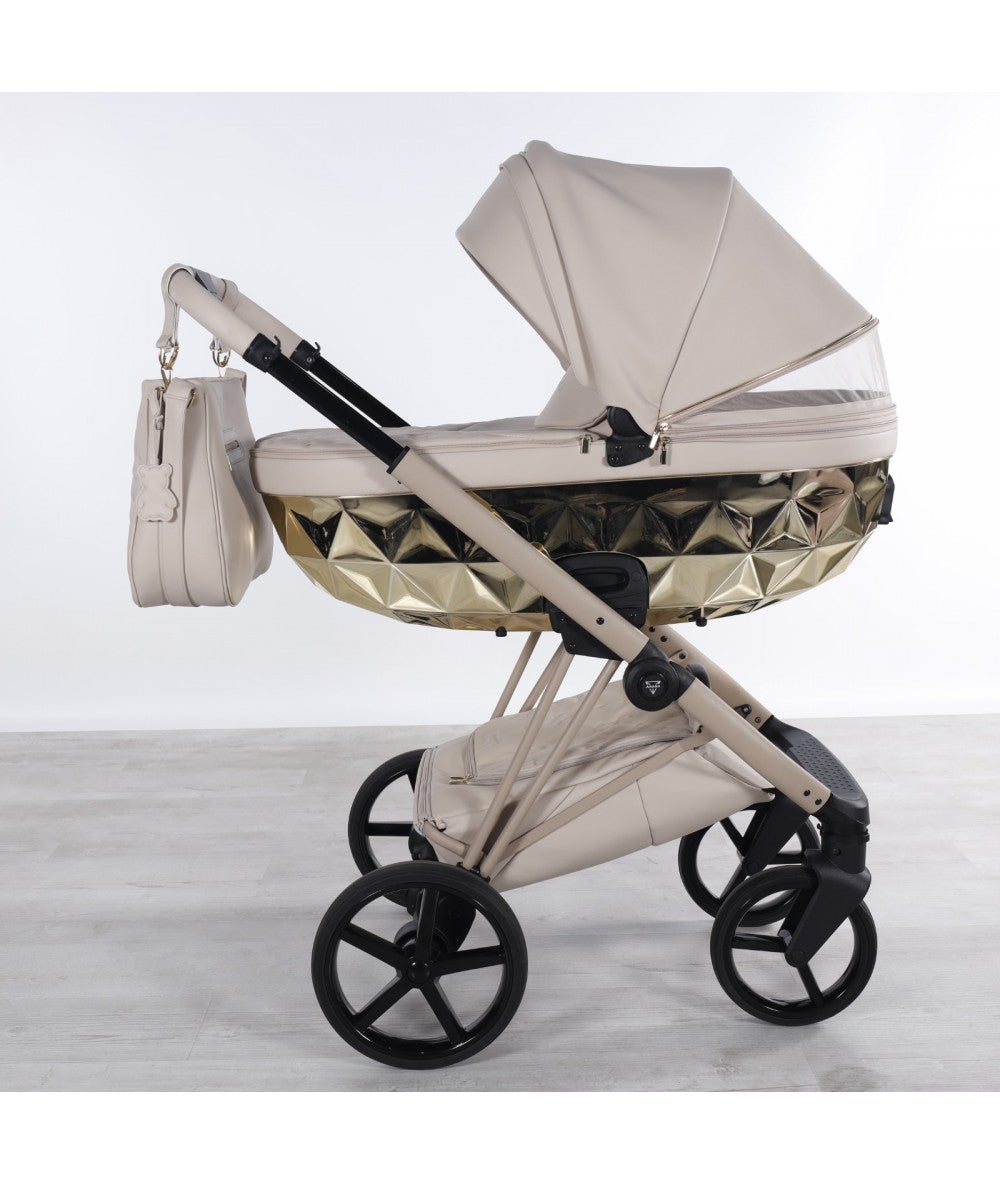 Junama Diamond Cubby Kombi-Kinderwagen - Beige