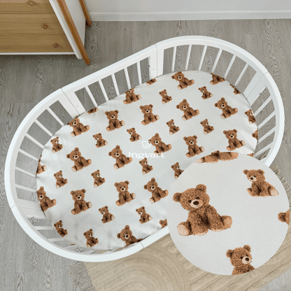 Baumwolllaken „Große Bären“ (60x72 cm)