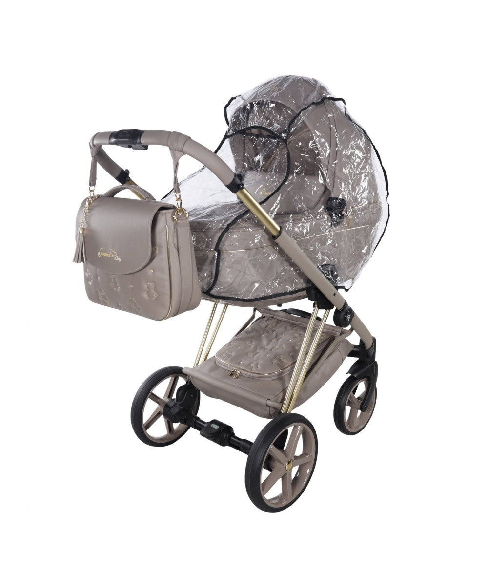 Junama Diamond Cubby Kombi-Kinderwagen - Cappuccino