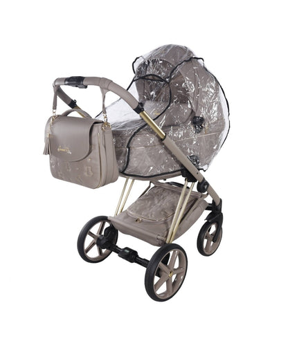 Junama Diamond Cubby Kombi-Kinderwagen - Cappuccino