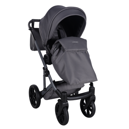 Junama Diamond Termo Ellegante Kombi-Kinderwagen - Dark Grey