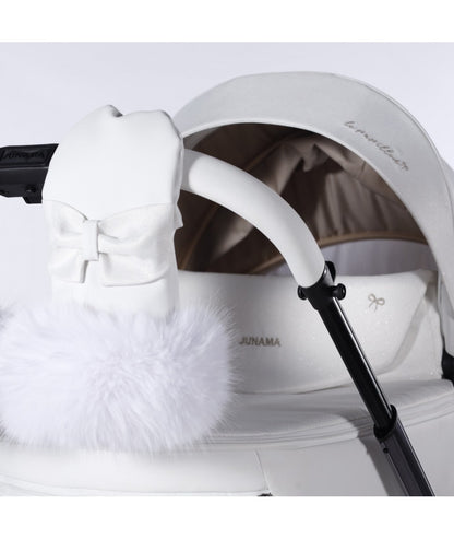 Junama Diamond Le Papillon Kombi-Kinderwagen - Glitter White