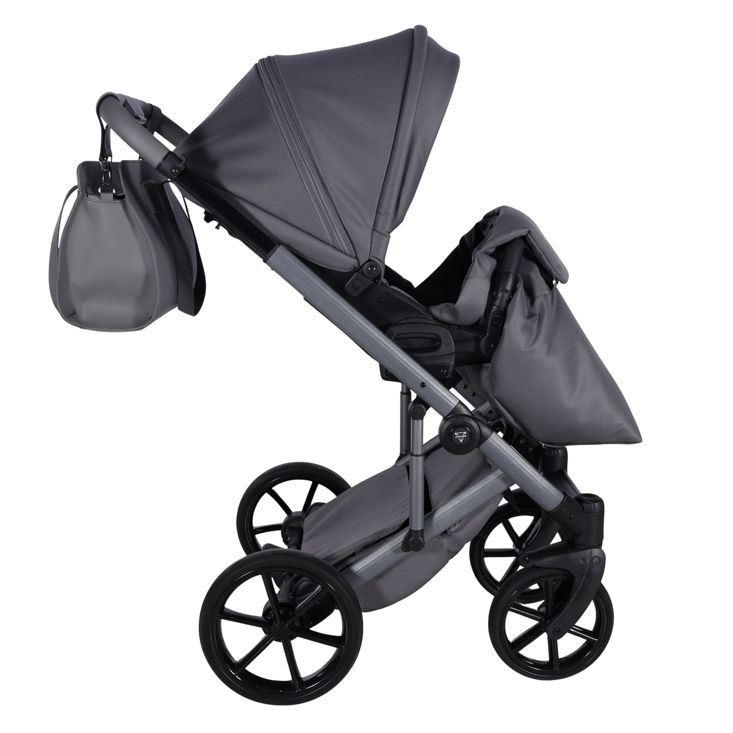 Junama Diamond Termo Ellegante Kombi-Kinderwagen - Dark Grey
