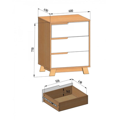 Veres Manhattan 600 Kinderkommode (60 cm)