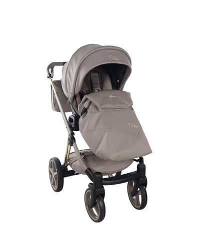 Junama Diamond Cubby Kombi-Kinderwagen - Cappuccino