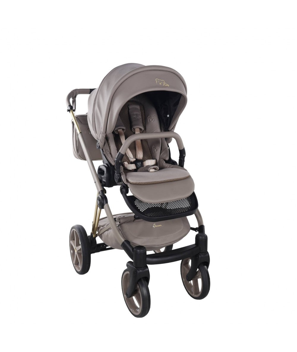 Junama Diamond Cubby Kombi-Kinderwagen - Cappuccino