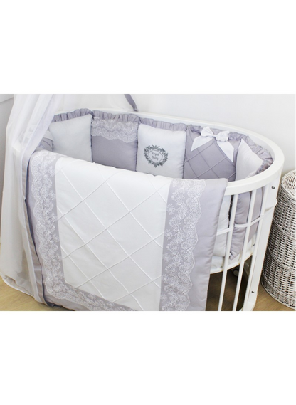 Bettwäsche-Set „Royal Baby“ - GRAU