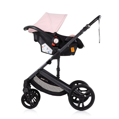 3-in-1 VERWANDELBARER KINDERWAGEN „AMORE“ PUDERROSA