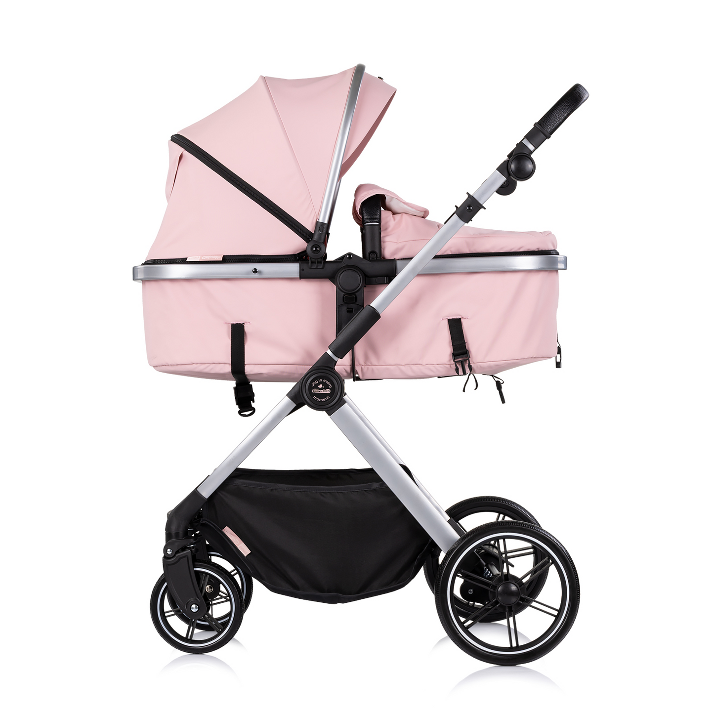 3-in-1 BABY-TRANSFORMATIONSKINDERWAGEN "PEARL" - PUDERROSA