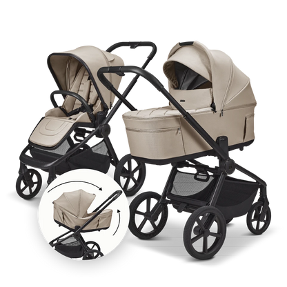 MOON 2in1 Kombikinderwagen RESEA Fold - Sand