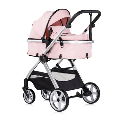 3-in-1 VERWANDELBARER KINDERWAGEN „VISTA“ MARSHMALLOWPINK