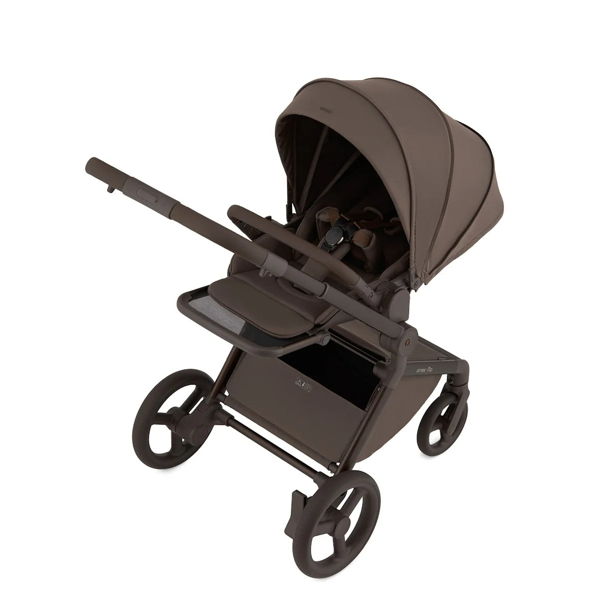 BUNDLE SET: ANEX FLO BROWNY Kombi-Kinderwagen 4in1 inkl. NUNA ARRA FLEX BABYSCHALE & BASE NEXT