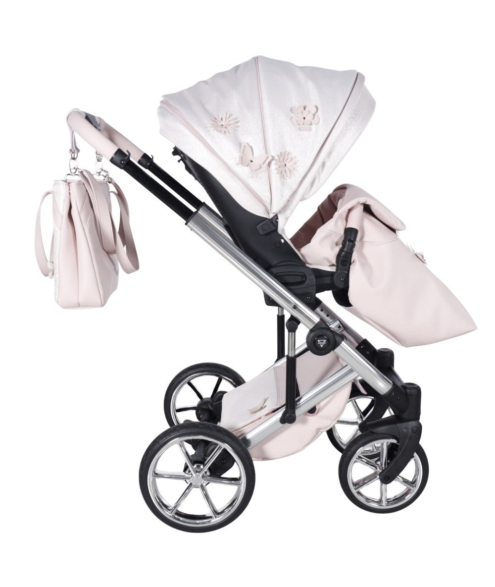Junama Diamond Le Fleur Kombi-Kinderwagen - Pink