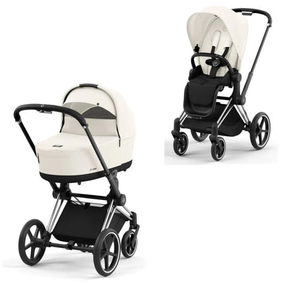 CYBEX PRIAM Set Gestell in Chrome Black - Off White