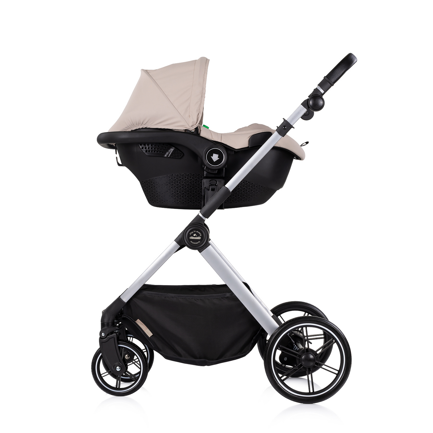 3-in-1 BABY-TRANSFORMATIONSKINDERWAGEN "PEARL" - LATTE