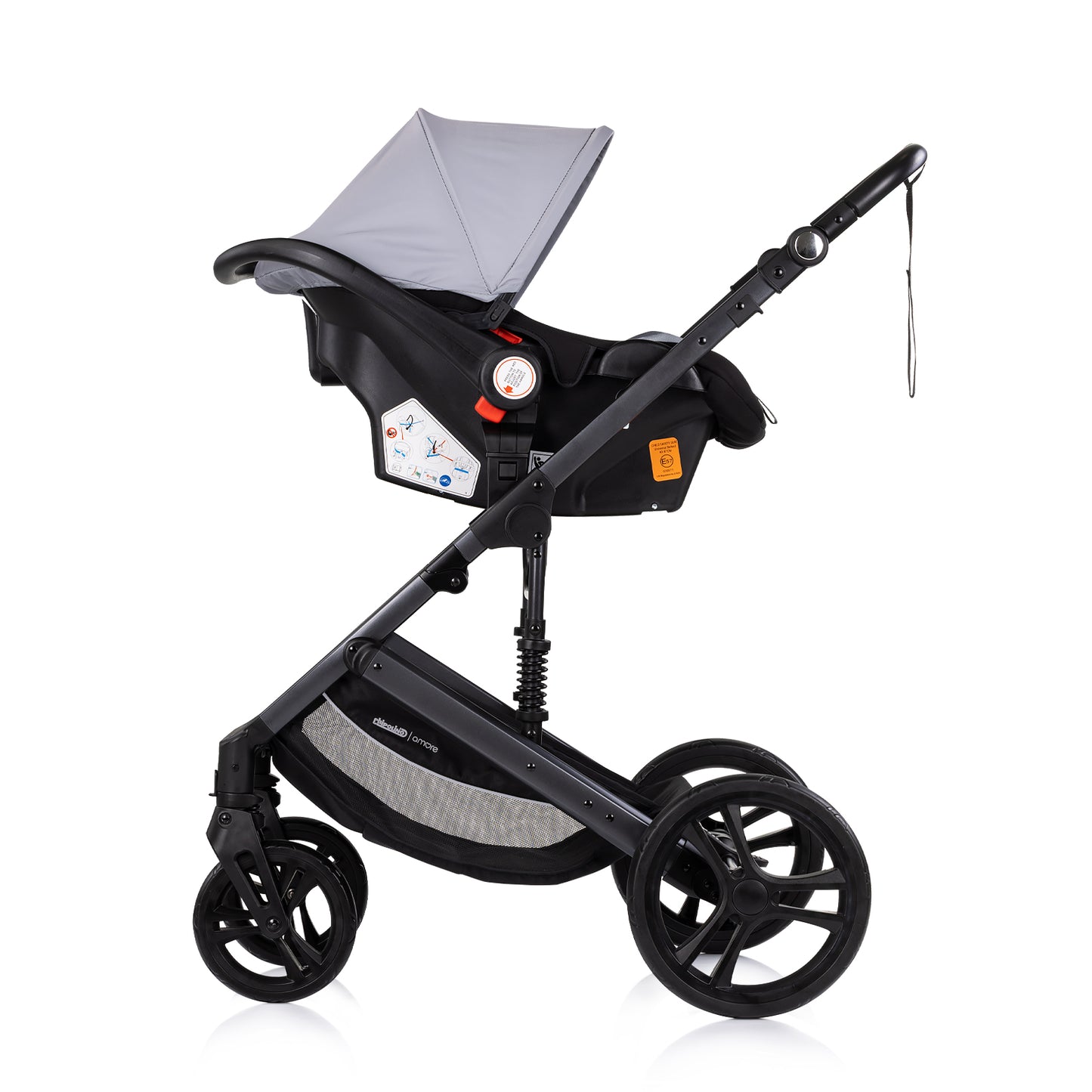 3-in-1 VERWANDELBARER KINDERWAGEN „AMORE“ PLATINUM