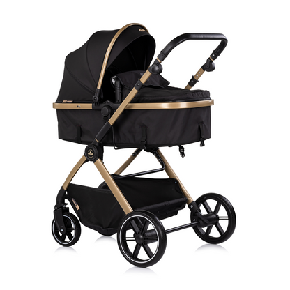 3-in-1 BABY-TRANSFORMATIONSKINDERWAGEN "PEARL" - NOIR