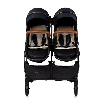 KINDERWAGEN FÜR ZWEI KINDER DUO SMART BLACK