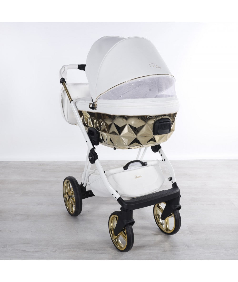 Junama Diamond Cubby Kombi-Kinderwagen - White