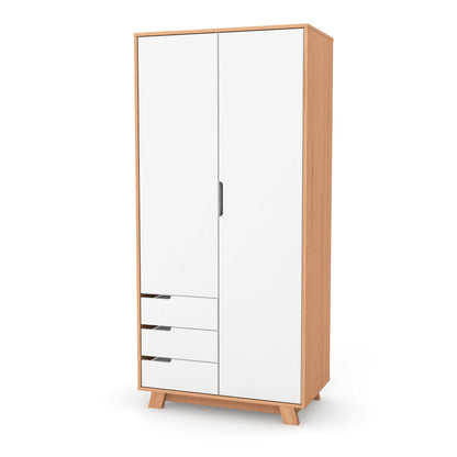 Veres Manhattan 850 Kinderkleiderschrank mit Schubladen, zweiflügelig (85x47x182,5 cm)