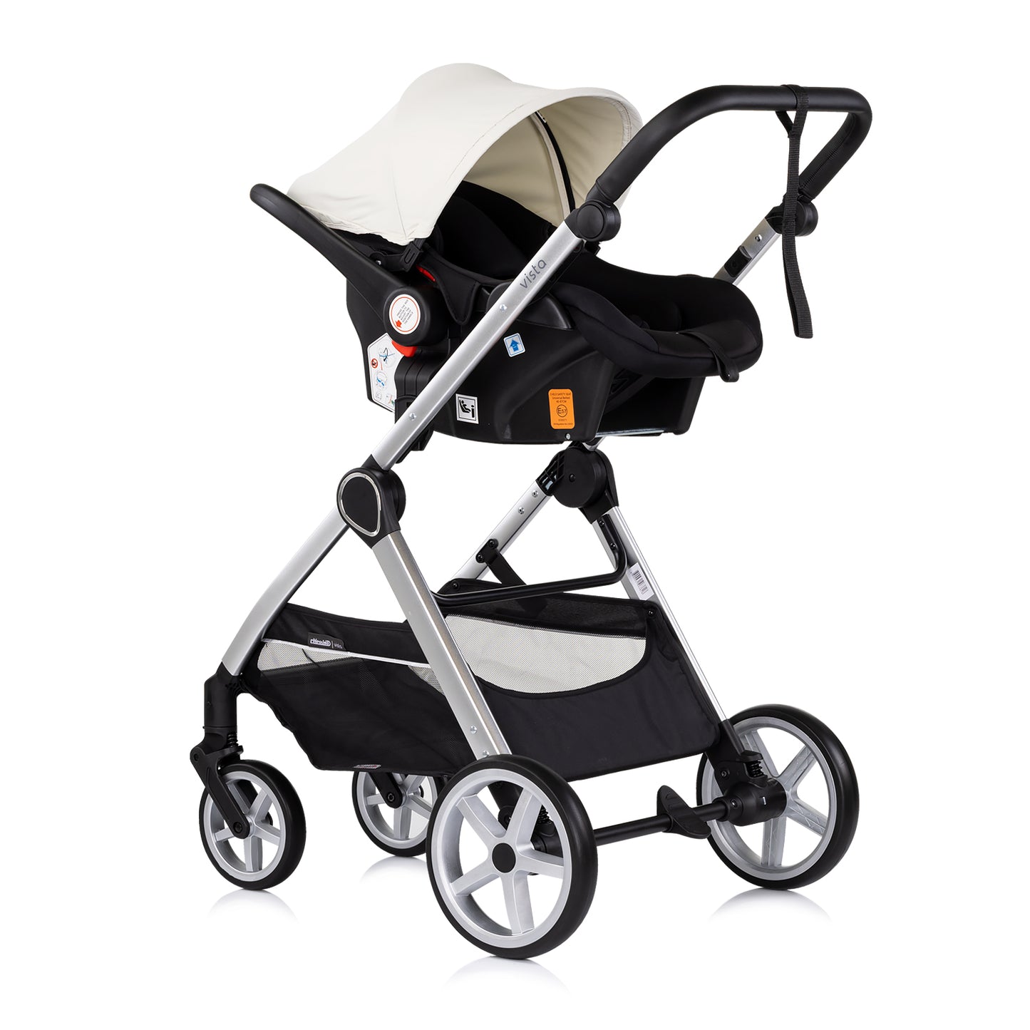 3-in-1 VERWANDELBARER KINDERWAGEN „VISTA“ BISCOTTA