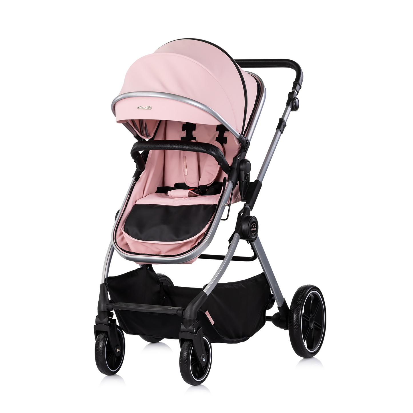 3-in-1 BABY-TRANSFORMATIONSKINDERWAGEN "PEARL" - PUDERROSA