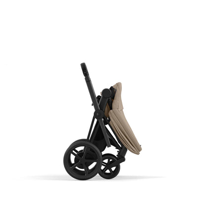 CYBEX e-PRIAM Set Gestell in Matt Black - Cozy Beige