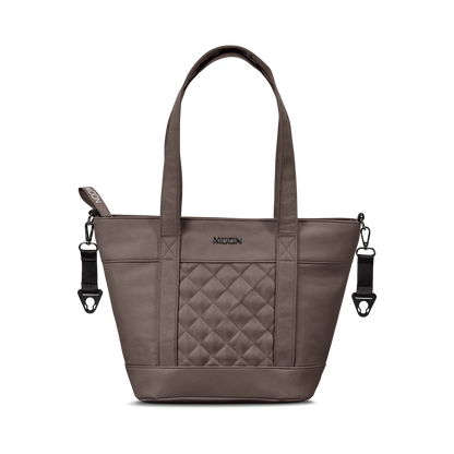 MOON - V-SHAPE BAG greige