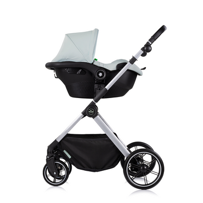 3-in-1 BABY-TRANSFORMATIONSKINDERWAGEN "PEARL" - MATCHA