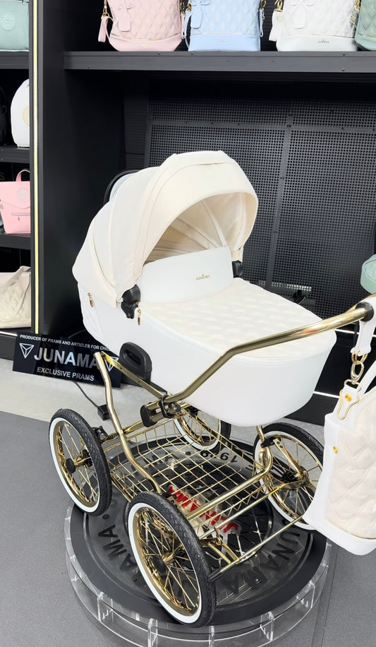 JUNAMA ELLEGANTE ArtDeco - WHITE RETRO