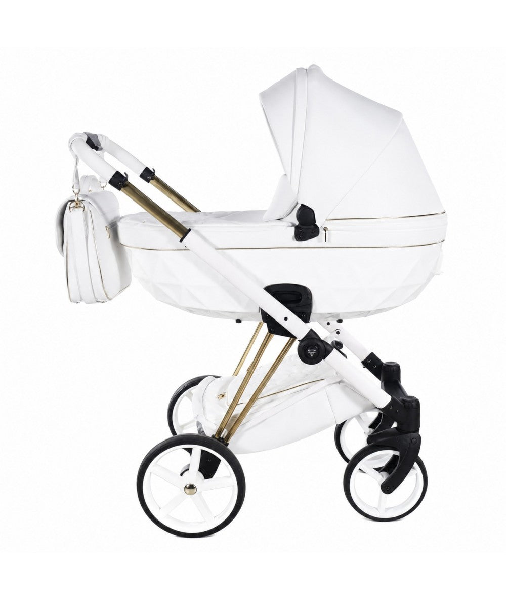 Junama Diamond Cubby Kombi-Kinderwagen - White