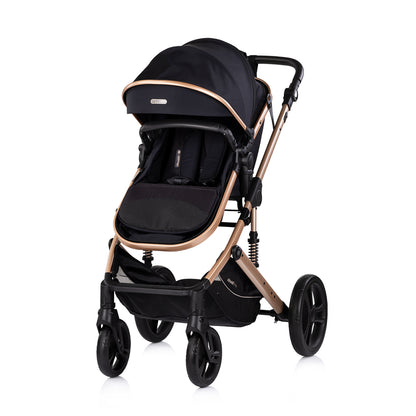 3-in-1 VERWANDELBARER KINDERWAGEN „AMORE“ NOIR