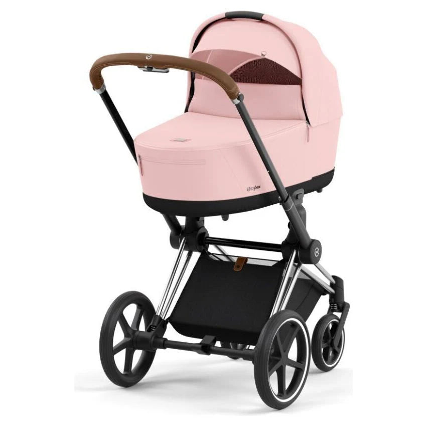 CYBEX PRIAM Set Gestell in Chrome Brown - Peach Pink